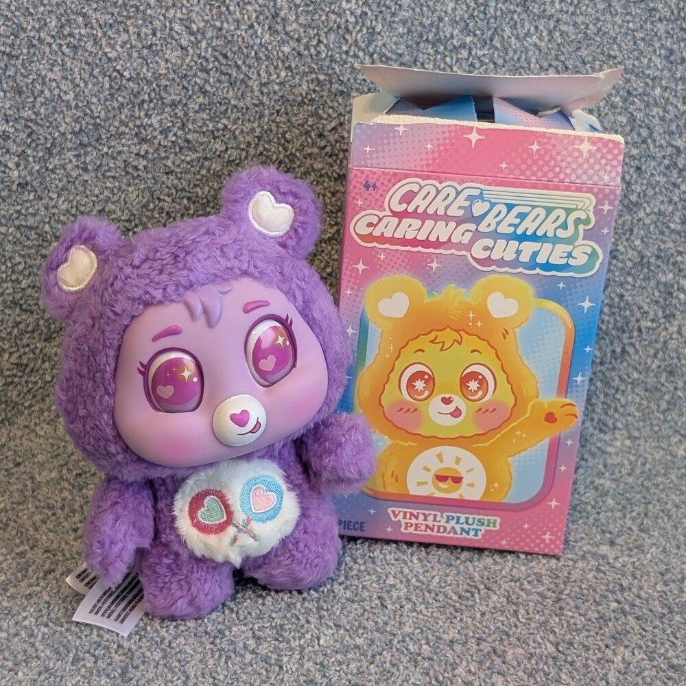 Care Bears Caring Cuties Share Bear 6" Novelty Blind Box Vinyl Plush Pendant